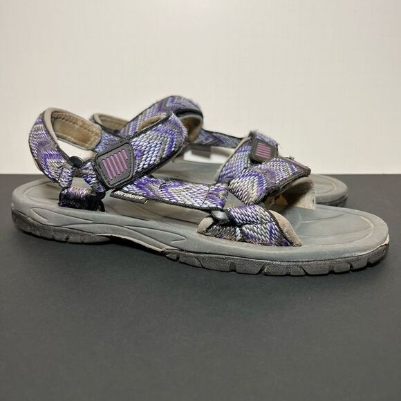 Womens NORTHSIDE Seaview Purple Open Toe Strappy Sandals / Size 10 - Picture 1 of 8